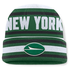 Fanatics New York Jets Center Cuffed Knit Hat Green