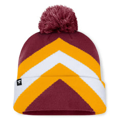 Fanatics Washington Commanders Women's Cornerback Cuffed Knit Hat with Pom Burgundy