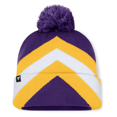 Fanatics Minnesota Vikings Women's Cornerback Cuffed Knit Hat with Pom Purple