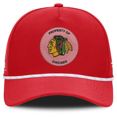 Chicago Blackhawks Fanatics Centennial Pinched Front Adjustable Hat - Red - NHL 202815572