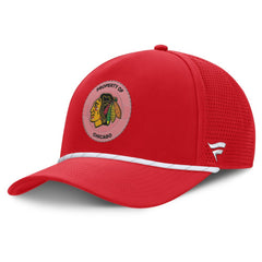 Chicago Blackhawks Fanatics Centennial Pinched Front Adjustable Hat - Red - NHL 202815572