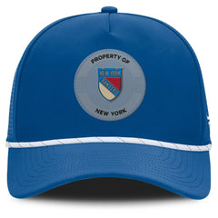 New York Rangers Fanatics Centennial Authentic Pro Pinched Front Adjustable Hat - Blue - NHL 202815573