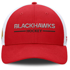 Chicago Blackhawks Fanatics Centennial Adjustable Trucker Hat - Red/White - NHL 202815617