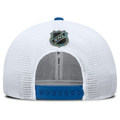 New York Rangers Fanatics Centennial Authentic Pro Structured Trucker Adjustable Hat - Blue/White - NHL 202815618