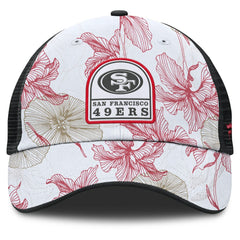 Fanatics San Francisco 49ers Tropical Adjustable Trucker Hat White/Black