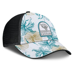 Fanatics Jacksonville Jaguars Tropical Adjustable Trucker Hat White/Black