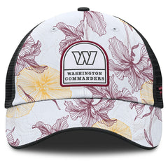 Fanatics Washington Commanders Tropical Adjustable Trucker Hat White/Black