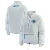 Utah Mammoth WEAR by Erin Andrews Women's Polar Fleece Quarter-Zip Jacket - Gray - NHL 202830784