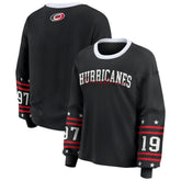 Carolina Hurricanes WEAR by Erin Andrews Women's Long-Sleeve Sport T-Shirt - Black - NHL 202830812