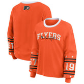 Philadelphia Flyers WEAR by Erin Andrews Women's Long-Sleeve Sport T-Shirt - Orange - NHL 202830818