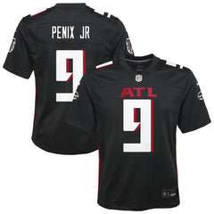 Nike Michael Penix Jr. Atlanta Falcons Youth Team Game Jersey Black