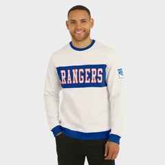 New York Rangers Darius Rucker Collection by Fanatics Colorblock Pullover Sweatshirt - Cream - NHL 202831248