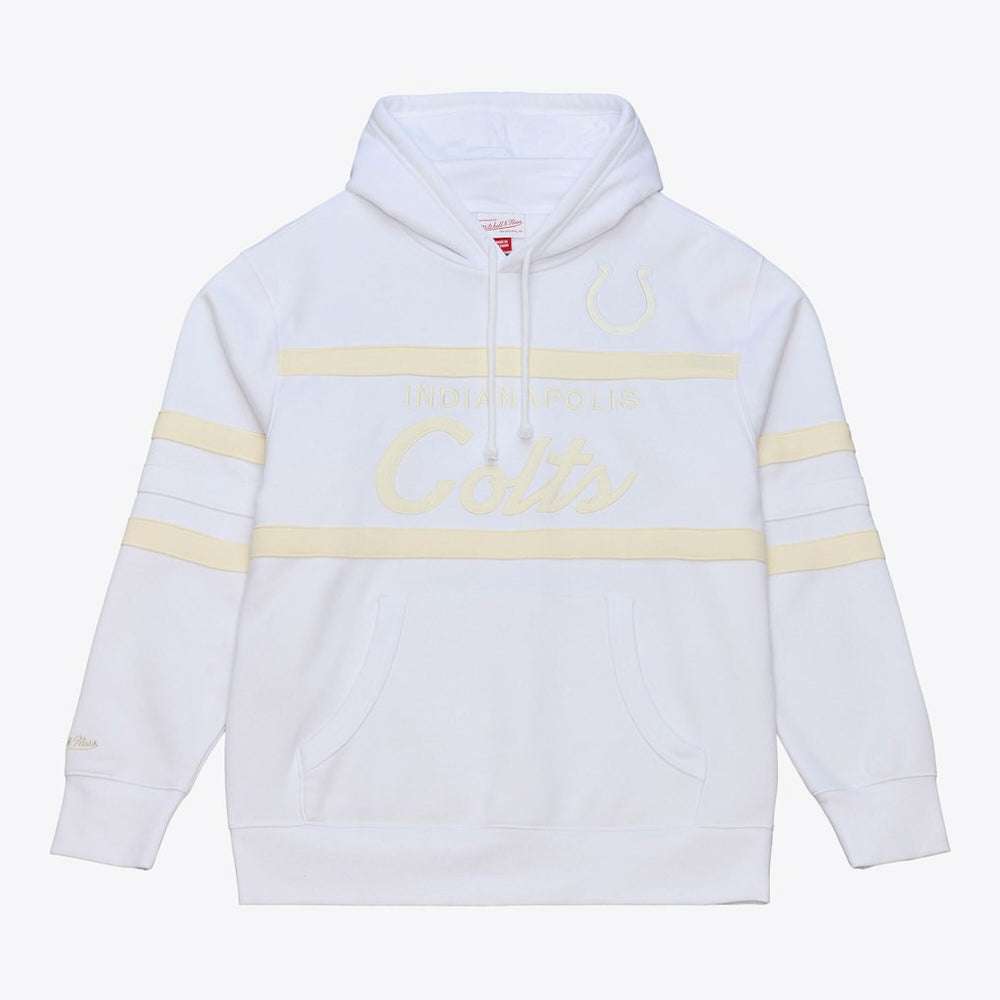 Mitchell & Ness Indianapolis Colts Head Coach White Out Edition Hoodie White