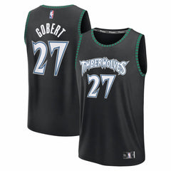 Rudy Gobert Minnesota Timberwolves Fastbreak Jersey Classic Edition Black | Fanatics Near Me