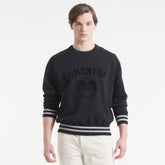 Edmonton Oilers Todd Snyder by Fanatics Relaxed Canadian Fleece Crew - Black - NHL 202846095