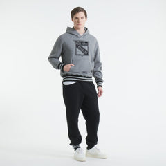 New York Rangers Todd Snyder by Fanatics Relaxed Canadian Fleece Hoodie - Dark Heather Gray - NHL 202846110
