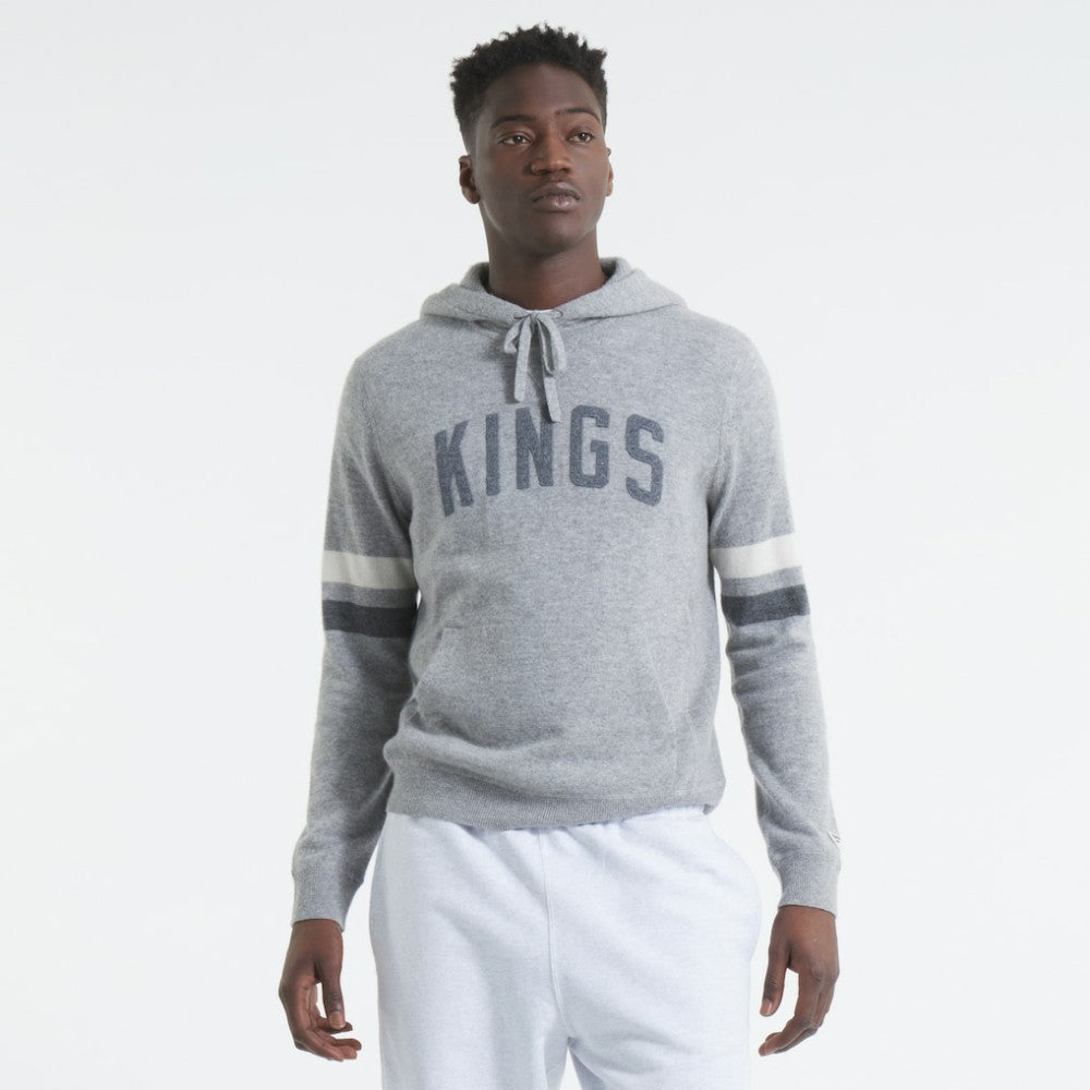 Los Angeles Kings Todd Snyder by Fanatics Cashmere Hooded Sweater - Athletic Heather Gray - NHL 202846116