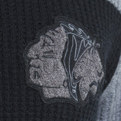 Chicago Blackhawks Todd Snyder by Fanatics Cashmere Rugby Sweater - Dark Heather Gray - NHL 202846123