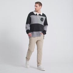 Los Angeles Kings Todd Snyder by Fanatics Cashmere Rugby Sweater - Athletic Heather Gray - NHL 202846125