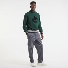 Vancouver Canucks Todd Snyder by Fanatics Relaxed Canadian Fleece Turtleneck - Dark Green - NHL 202846136