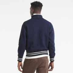Edmonton Oilers Todd Snyder by Fanatics Relaxed Canadian Fleece Turtleneck - Navy - NHL 202846138