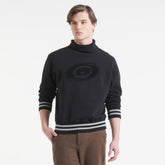 Carolina Hurricanes Todd Snyder by Fanatics Relaxed Canadian Fleece Turtleneck - Black - NHL 202846142