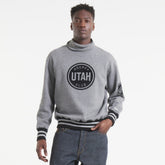 Utah Mammoth Todd Snyder by Fanatics Relaxed Canadian Fleece Turtleneck - Dark Heather Gray - NHL 202846143