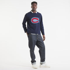 Montreal Canadiens Todd Snyder by Fanatics Heavyweight Football Jersey - Navy - NHL 202846154