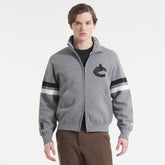 Vancouver Canucks Todd Snyder by Fanatics Full-Zip Fleece - Dark Heather Gray - NHL 202846164