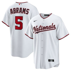 CJ Abrams Washington Nationals Nike Home Replica Jersey - White - Nike Online