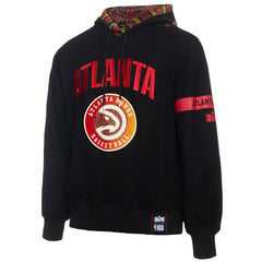 Atlanta Hawks NBA x Two Hype Culture & Hoops Collection Premium Pullover Hoodie - Black