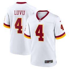 Nike Frankie Luvu Washington Commanders Game Super Bowl Era Jersey White