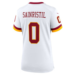 Nike Mike Sainristil Washington Commanders Women's Game Super Bowl Era Jersey White