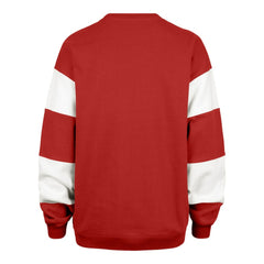 New Jersey Devils '47 Women's Eephus Barred Pullover Sweatshirt - Red - NHL 202852831