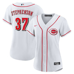 Tyler Stephenson Cincinnati Reds Nike Women's Home Replica Jersey - White - Nike Lifestyle