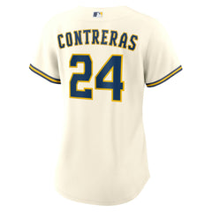 William Contreras Milwaukee Brewers Nike Women's Home Replica Jersey - Cream - Nike Online