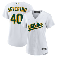 Luis Severino Athletics Nike Women's Home Replica Jersey - White - Nike on Sale
