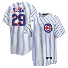 Michael Busch Chicago Cubs Nike Home Replica Jersey - White - Nike Sale