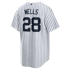 Austin Wells New York Yankees Nike Home Replica Jersey - White - Nike Lifestyle