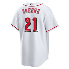 Hunter Greene Cincinnati Reds Nike Home Replica Jersey - White - Nike Sale