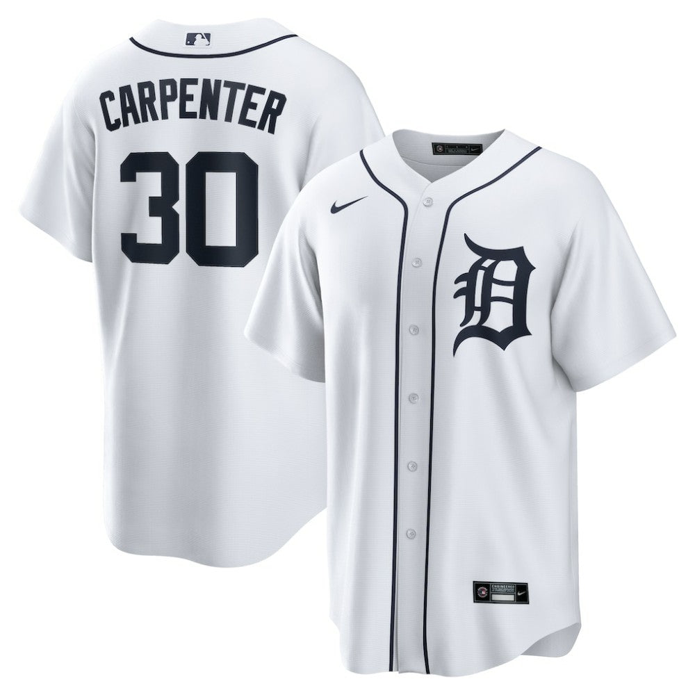 Kerry Carpenter Detroit Tigers Nike Home Replica Jersey - White - Nike Discount
