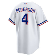 Joc Pederson Texas Rangers Nike Home Replica Jersey - White - Nike on Sale