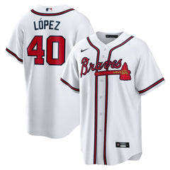 Reynaldo Lopez Atlanta Braves Nike Home Replica Jersey - White - Nike Lifestyle
