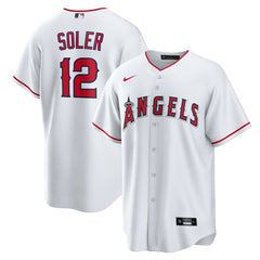 Jorge Soler Los Angeles Angels Nike Home Replica Jersey - White - Nike Discount