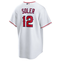 Jorge Soler Los Angeles Angels Nike Home Replica Jersey - White - Nike Discount