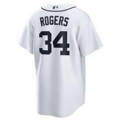 Jake Rogers Detroit Tigers Nike Home Replica Jersey - White - Nike Sale
