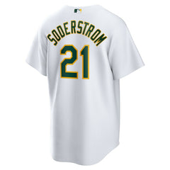 Tyler Soderstrom Athletics Nike Home Replica Jersey - White - Nike on Sale