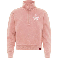 Orlando Magic Sportiqe Unisex Rock & Roll Collection Iggy Cropped Quarter-Zip Pullover Coral