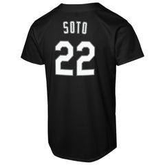 Juan Soto New York Mets Nike Youth Replica Fashion Jersey - Black - Nike on Sale