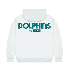 Miami Dolphins GOLF WANG Cutout Hoodie White